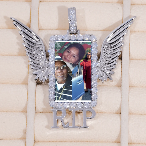 RIP WING 3D CUSTOM PICTURE PENDANT