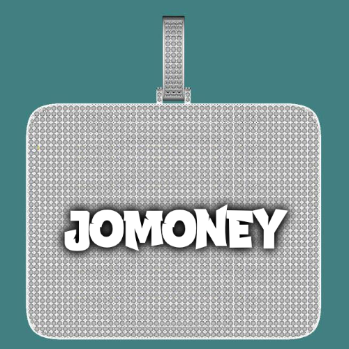 CUSTOM LETTER NECKLACE 3D BIG SQUARE
