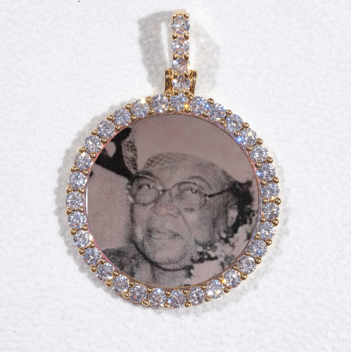 3D CIRCLE CUSTOM PICTURE PENDANT SMALL SIZE