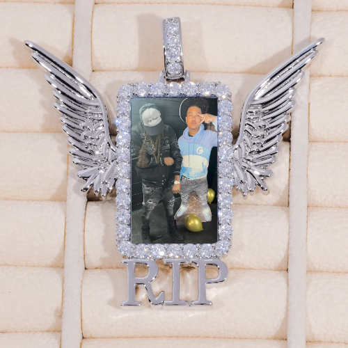 RIP WING 3D CUSTOM PICTURE PENDANT