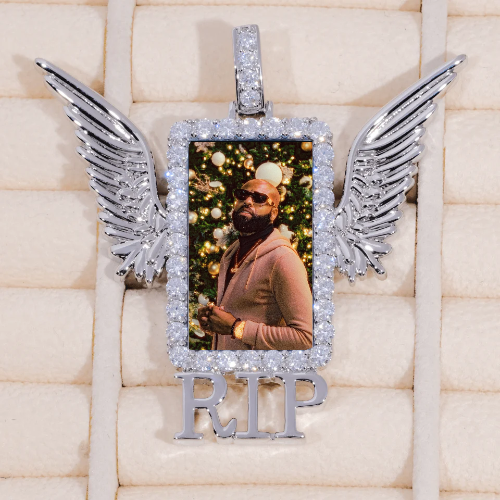 RIP WING 3D CUSTOM PICTURE PENDANT