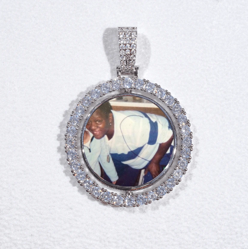 3D Spinning 2-Faced Custom Picture Pendant