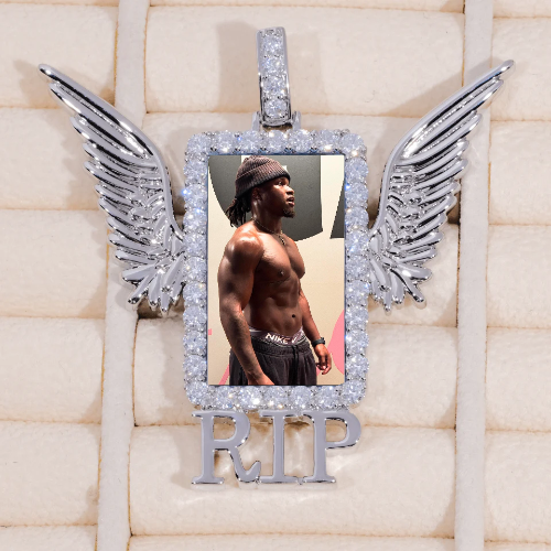 RIP WING 3D CUSTOM PICTURE PENDANT