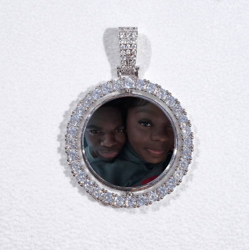 3D Spinning 2-Faced Custom Picture Pendant