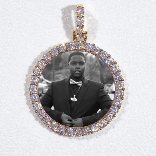 3D CIRCLE CUSTOM PICTURE PENDANT SMALL SIZE
