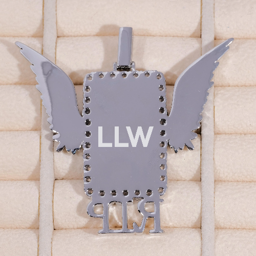 RIP WING 3D CUSTOM PICTURE PENDANT
