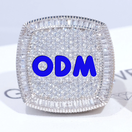 CUSTOM LETTER 3D ICED RING