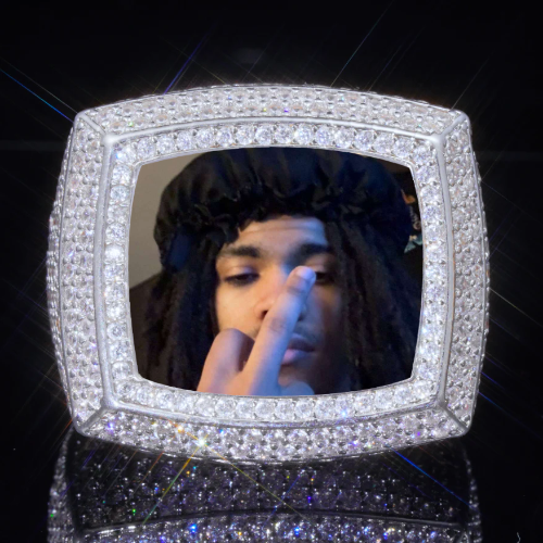 3D CUSTOM PICTURE ICED RING