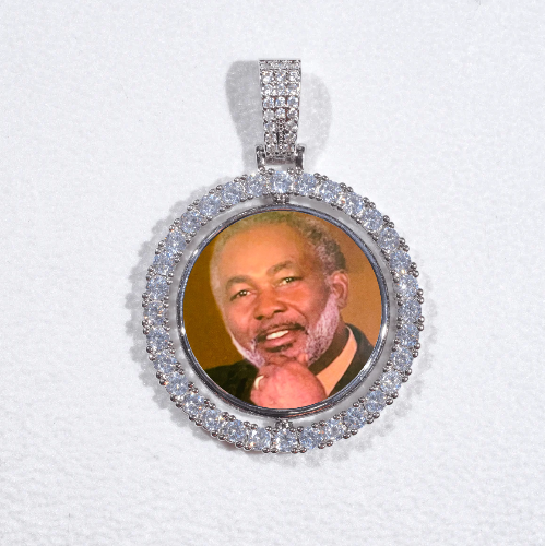 3D Spinning 2-Faced Custom Picture Pendant