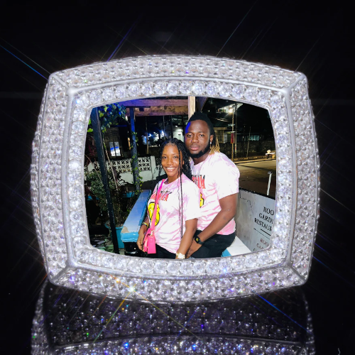 3D CUSTOM PICTURE ICED RING