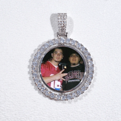 3D Spinning 2-Faced Custom Picture Pendant