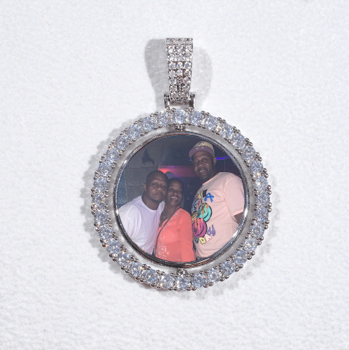 3D Spinning 2-Faced Custom Picture Pendant
