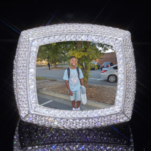 3D CUSTOM PICTURE ICED RING