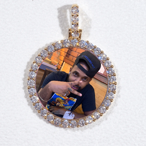 3D CIRCLE CUSTOM PICTURE PENDANT SMALL SIZE