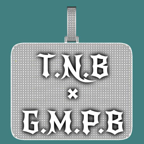 CUSTOM LETTER NECKLACE 3D BIG SQUARE