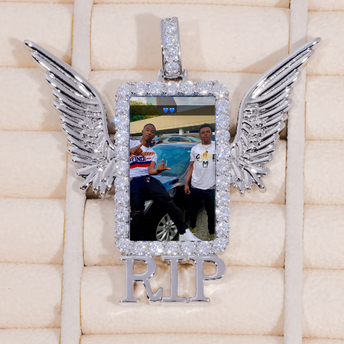 RIP WING 3D CUSTOM PICTURE PENDANT