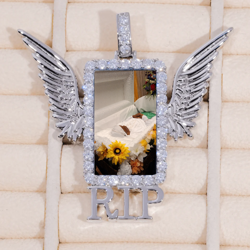 RIP WING 3D CUSTOM PICTURE PENDANT