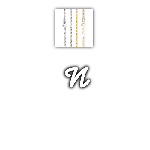 Script Custom Letter Necklace