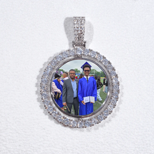3D Spinning 2-Faced Custom Picture Pendant