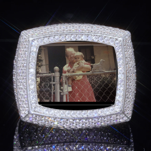3D CUSTOM PICTURE ICED RING