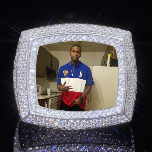 3D CUSTOM PICTURE ICED RING
