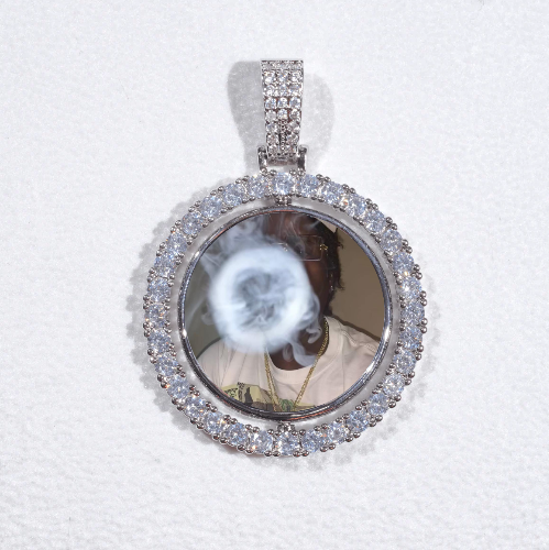 3D Spinning 2-Faced Custom Picture Pendant