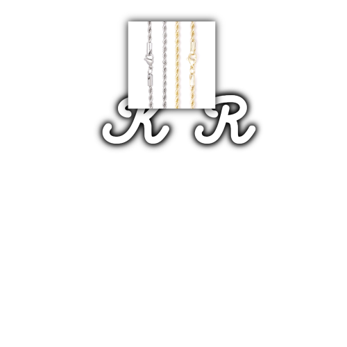 Script Custom Letter Necklace