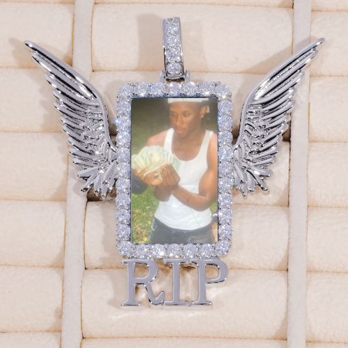 RIP WING 3D CUSTOM PICTURE PENDANT