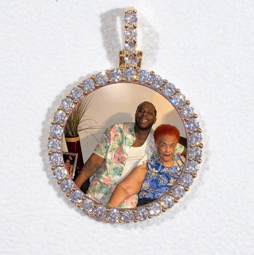 3D CIRCLE CUSTOM PICTURE PENDANT SMALL SIZE