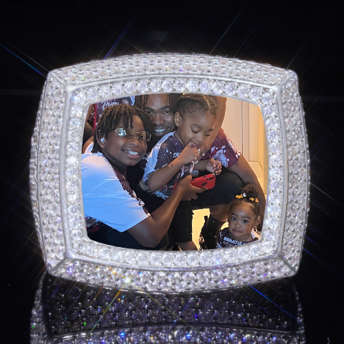 3D CUSTOM PICTURE ICED RING