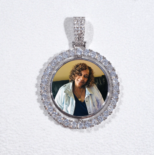 3D Spinning 2-Faced Custom Picture Pendant