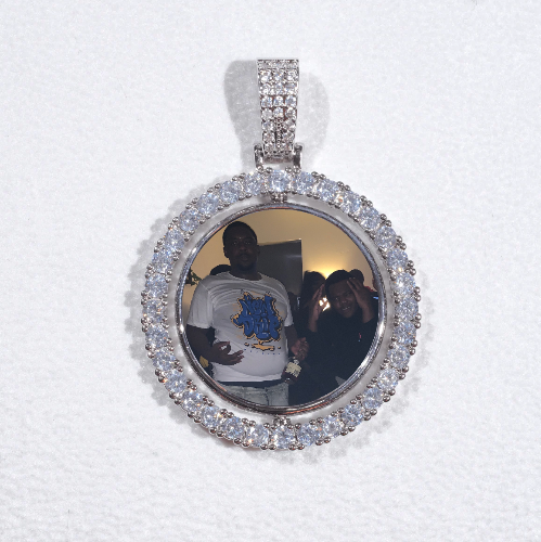 3D Spinning 2-Faced Custom Picture Pendant