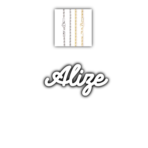Script Custom Letter Necklace