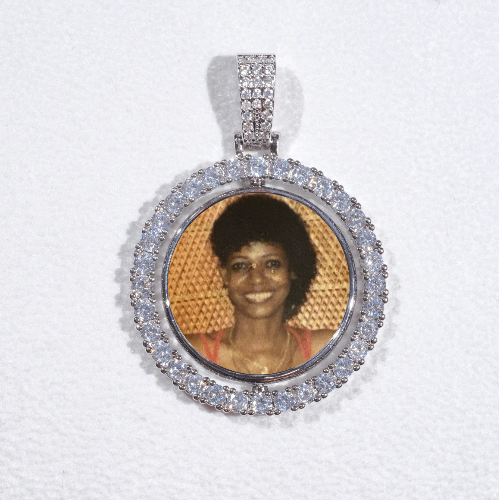 3D Spinning 2-Faced Custom Picture Pendant