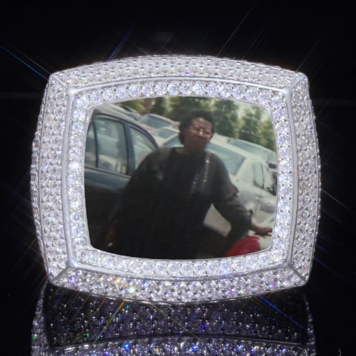 3D CUSTOM PICTURE ICED RING