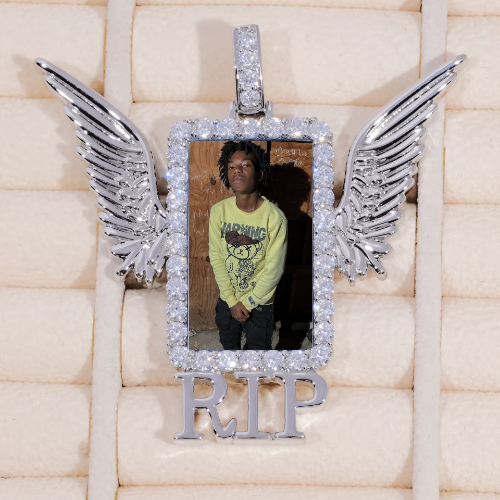 RIP WING 3D CUSTOM PICTURE PENDANT