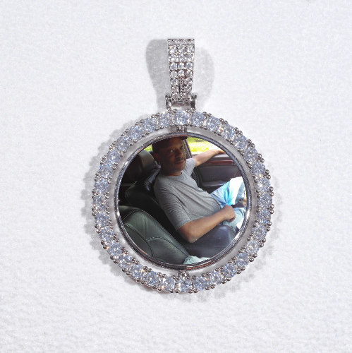 3D Spinning 2-Faced Custom Picture Pendant