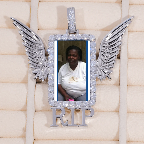 RIP WING 3D CUSTOM PICTURE PENDANT