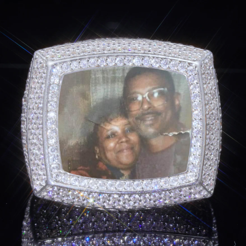 3D CUSTOM PICTURE ICED RING