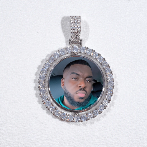 3D Spinning 2-Faced Custom Picture Pendant