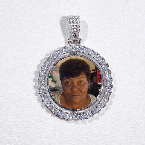3D Spinning 2-Faced Custom Picture Pendant