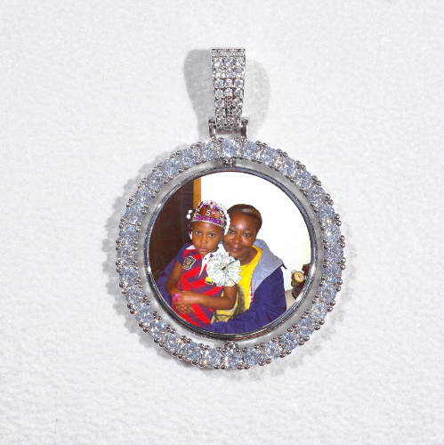 3D Spinning 2-Faced Custom Picture Pendant