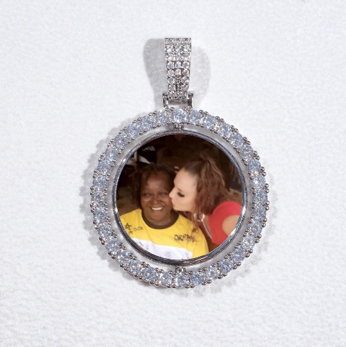 3D Spinning 2-Faced Custom Picture Pendant