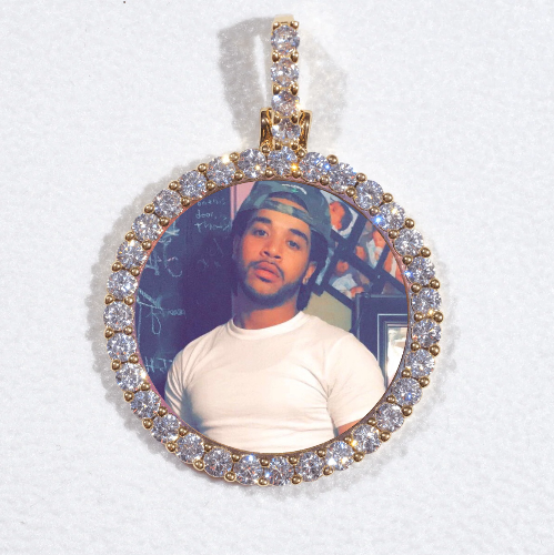 3D CIRCLE CUSTOM PICTURE PENDANT SMALL SIZE