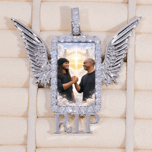RIP WING 3D CUSTOM PICTURE PENDANT