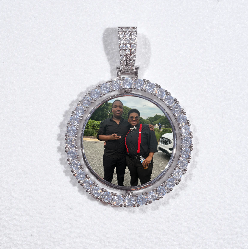 3D Spinning 2-Faced Custom Picture Pendant
