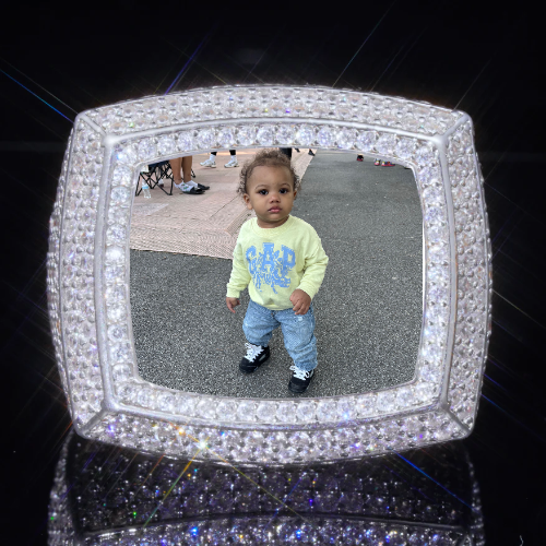 3D CUSTOM PICTURE ICED RING