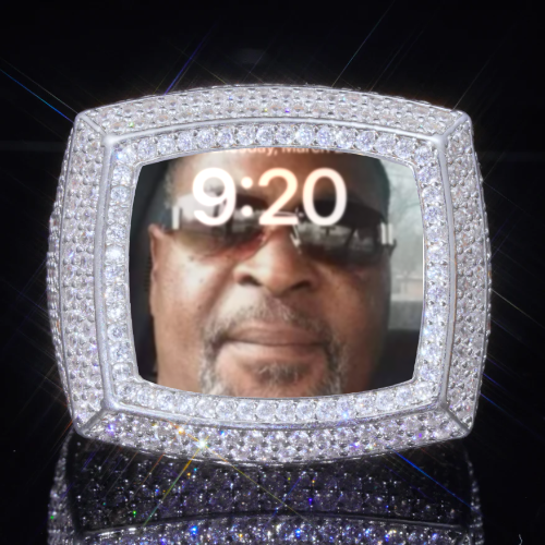 3D CUSTOM PICTURE ICED RING