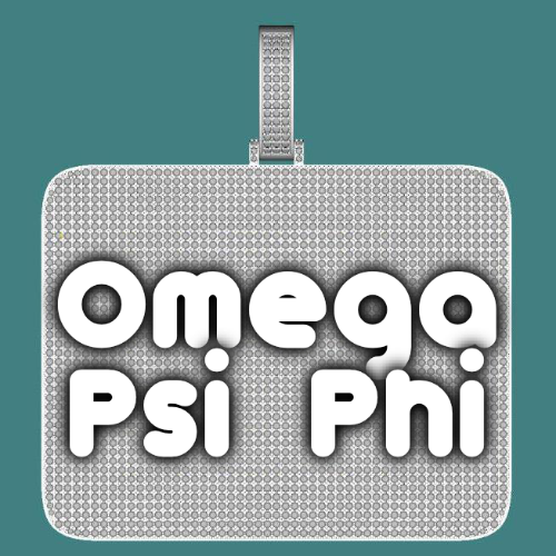 CUSTOM LETTER NECKLACE 3D BIG SQUARE