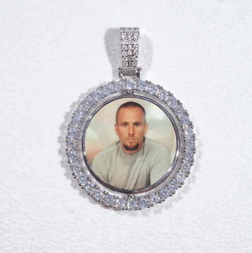 3D Spinning 2-Faced Custom Picture Pendant